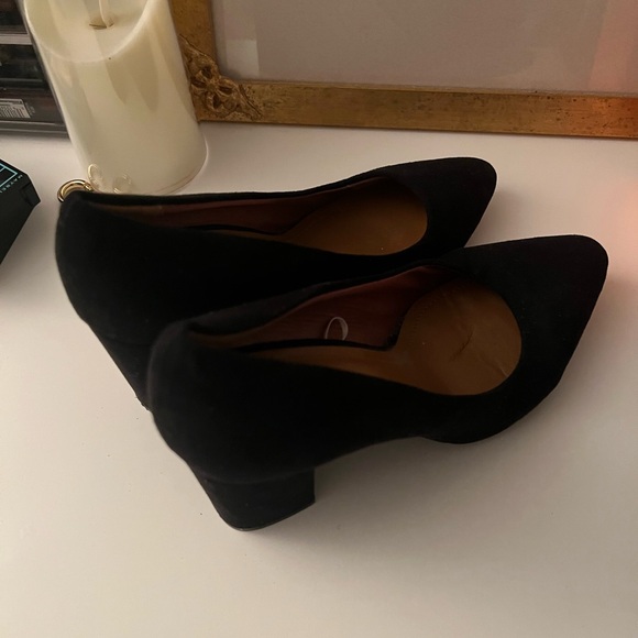 H&M Heels Black Suede Size 6 Great condition - Picture 3 of 3